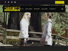 Tablet Screenshot of mysteryspot.com